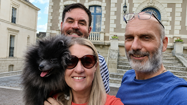 David, Andrea and Barry