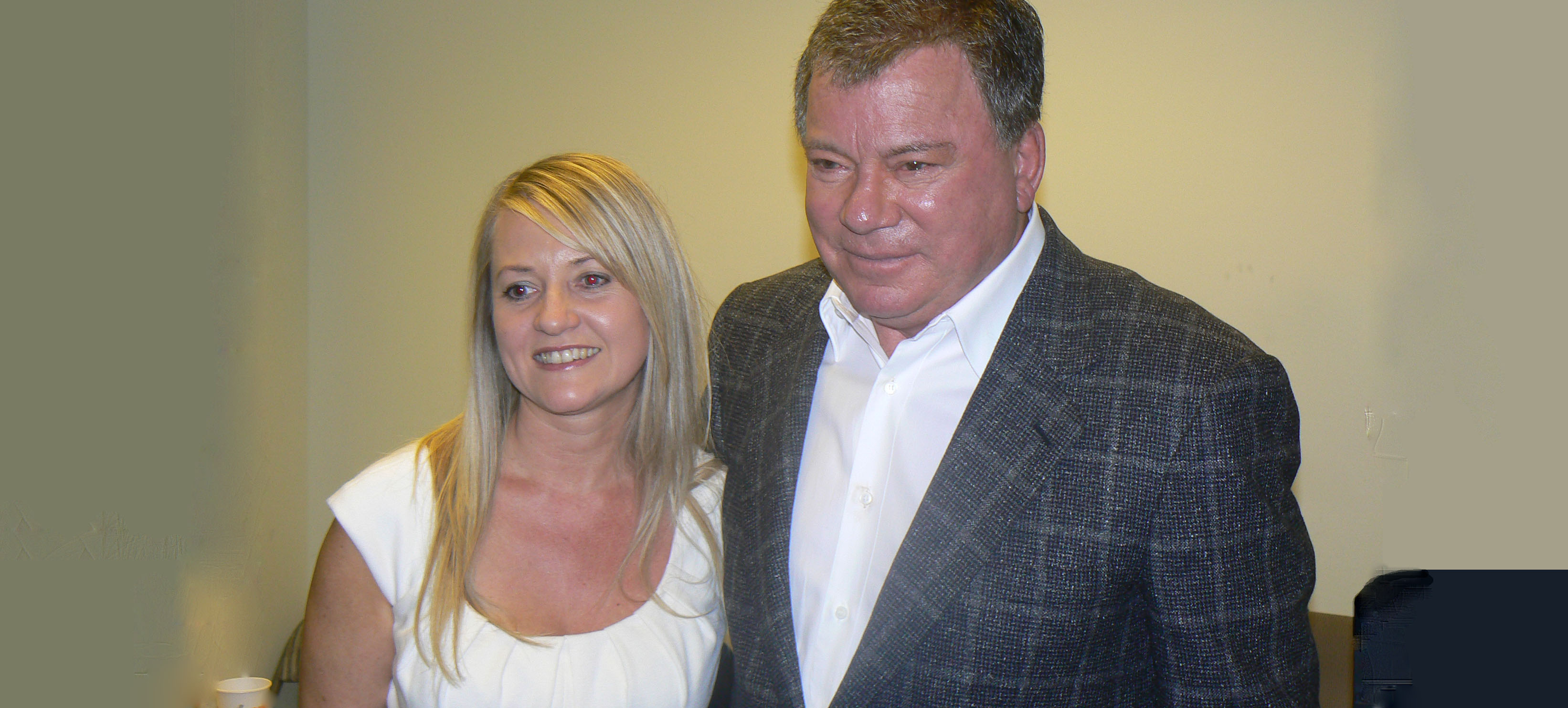 Andrea with William Shatner