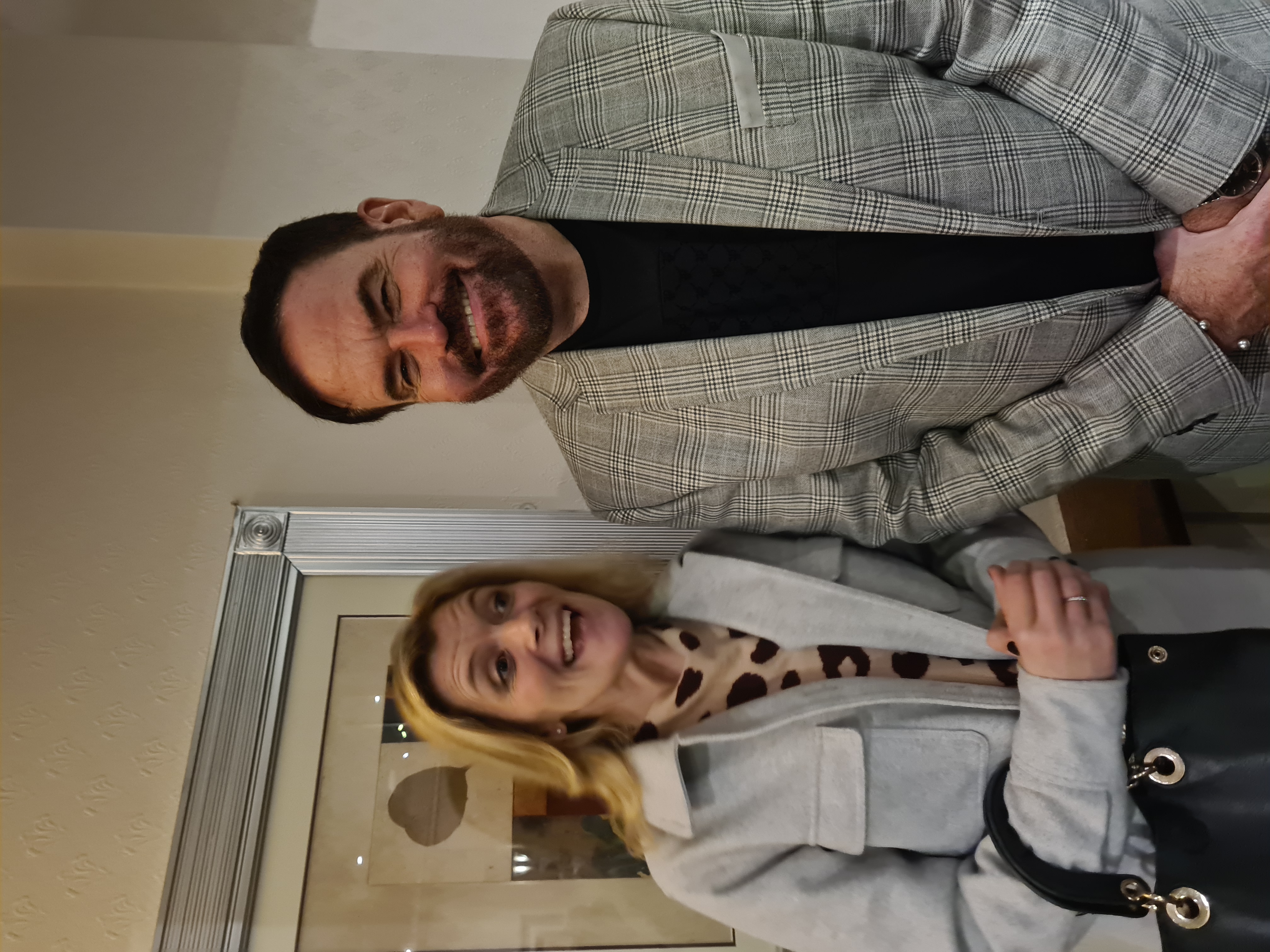 David meets Jane Danson